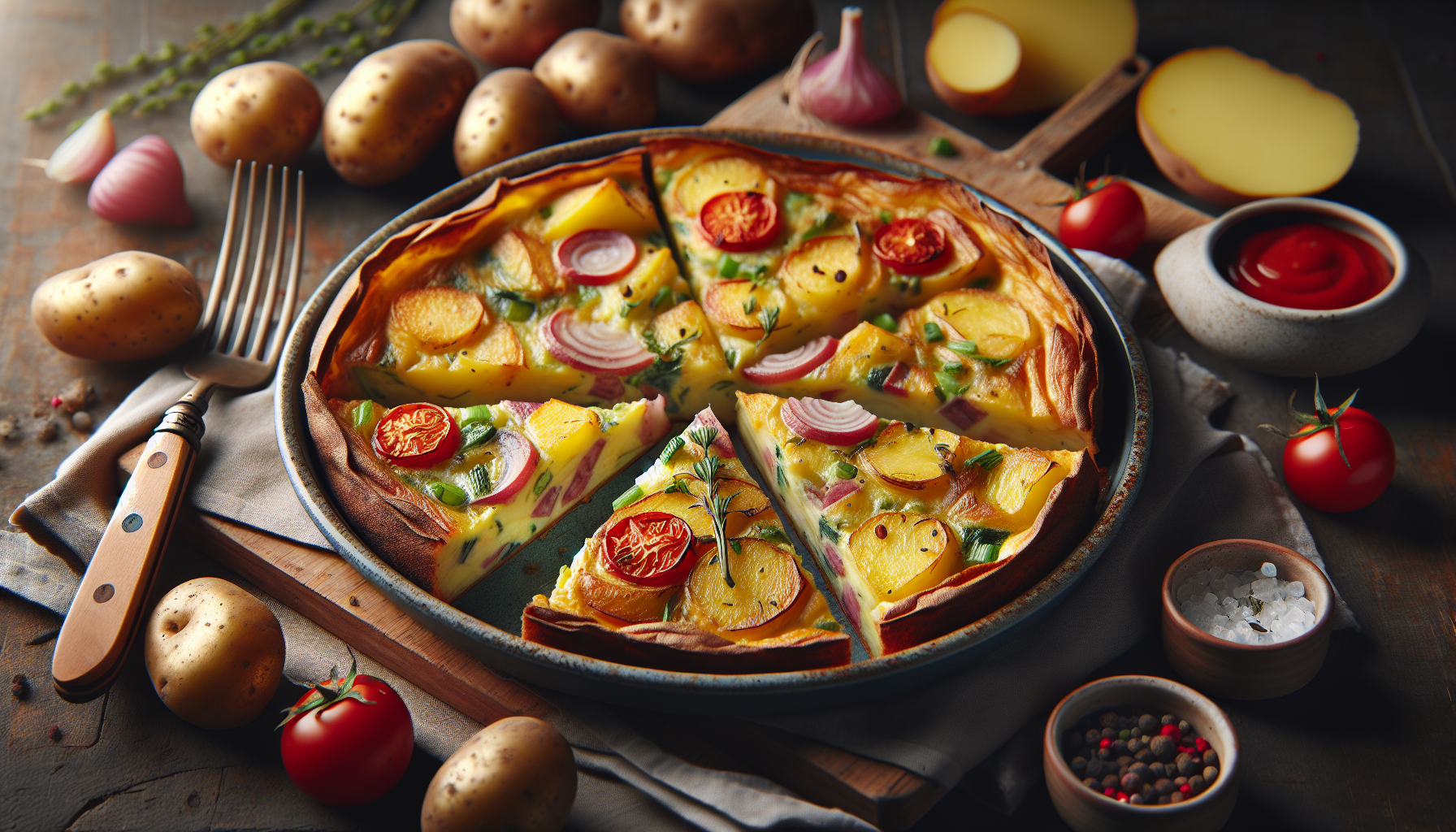 frittata di patate al forno